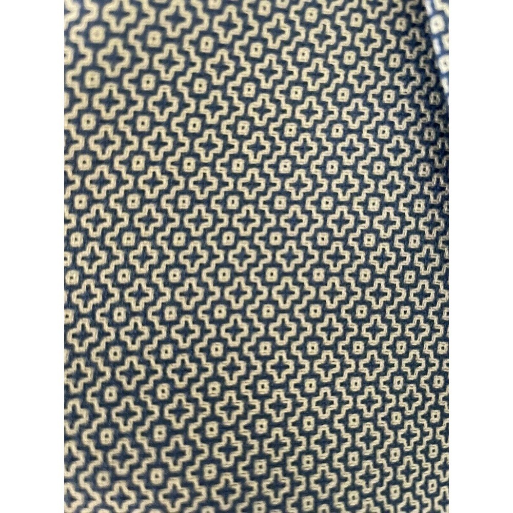 Talbots Blue Blazer Jacket Tiny Pattern Single Bu… - image 6